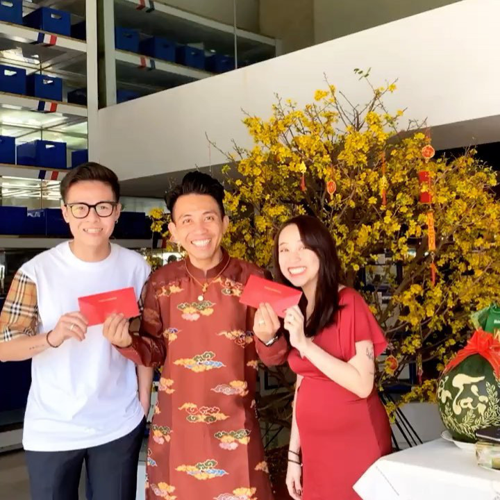 Năm ngoái, ái nữ nhà đại gia Minh Nhựa đón Tết vui vẻ và ấm áp bên gia đình.