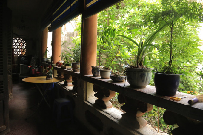 Hiện, ngôi nhà là nơi sinh hoạt của 3 thế hệ nhà họ Phạm. 7 gia đình của 7 anh, chị, em sống chung trong khuôn viên nhà vườn đều đồng lòng gìn giữ “ngôi nhà vườn trong phố cổ” này bằng mọi giá. Ảnh: Công luận.