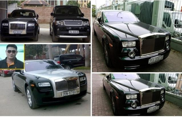 Bên cạnh đó, bầu Thụy còn nổi tiếng "chịu chơi" với việc sở hữu nhiều xe sang đắt tiền như chiếc phantom đầu tiên tại Ninh Bình, 3 Rolls Royce Ghost và 1 Maybach 62s và các loại Mercedes S-Class, BMW 7-Series, Range Rover, Lexus Ls600hl, Lx570, X5 4.8,...