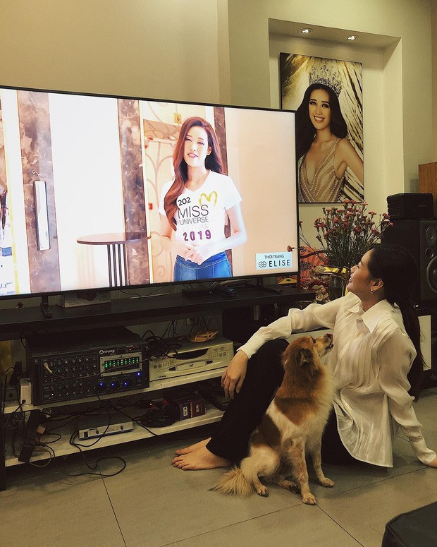 Nguyễn Trần Khánh Vân là Hoa hậu Hoàn vũ Việt Nam 2019. Sau khi đăng quang, Khánh Vân được chuyển về sống tại một căn hộ cao cấp ở Bình Thạnh - TPHCM. Ảnh: Lao động.