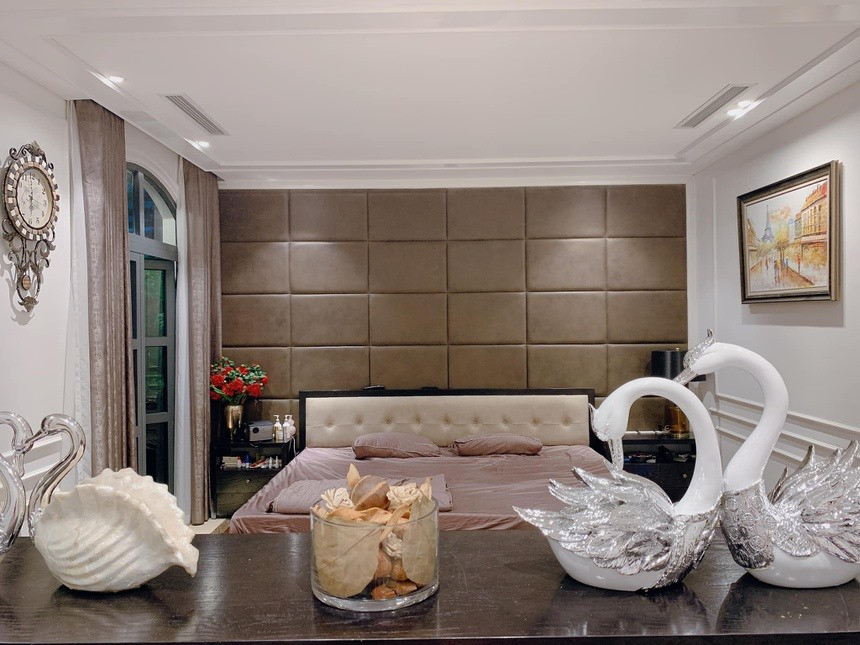 Không gian phòng ngủ sang trọng.