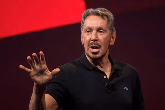 Larry Ellison (80 tỷ USD) là nhà đồng sáng lập và kiêm cựu chủ tịch của tập đoàn công nghệ quốc tế Oracle, chuyên về phần mềm quản trị. Nguồn ảnh: Getty Image.