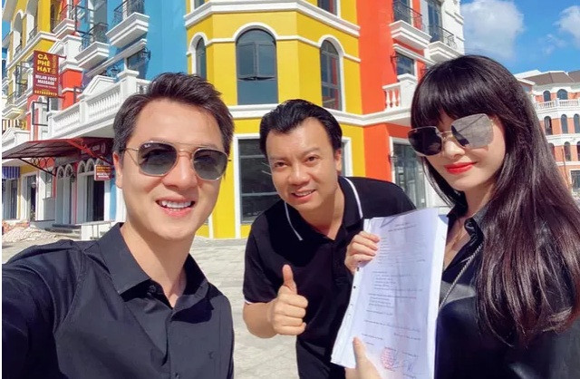 Nam ca sĩ Đăng Khôi dành tặng bà xã Thủy Anh biệt thự ở Phú Quốc trị giá 50 tỷ làm quà 8/3. Ảnh: FBNV