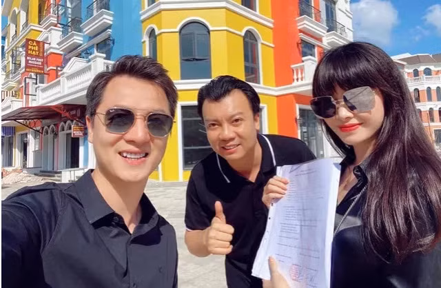 Nam ca sĩ Đăng Khôi dành tặng bà xã Thủy Anh biệt thự ở Phú Quốc trị giá 50 tỷ làm quà 8/3. Ảnh: FBNV