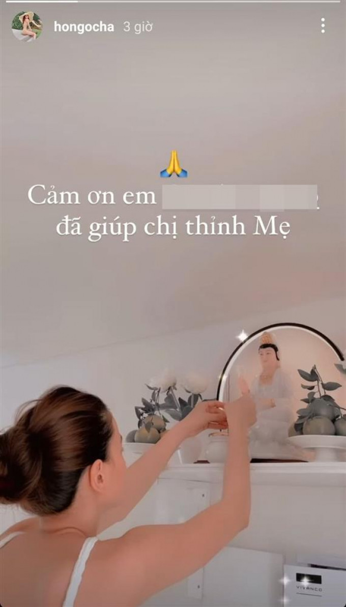 Nữ ca sĩ tự tay chăm chút trong căn biệt thự mới. Nguồn ảnh: FBNV