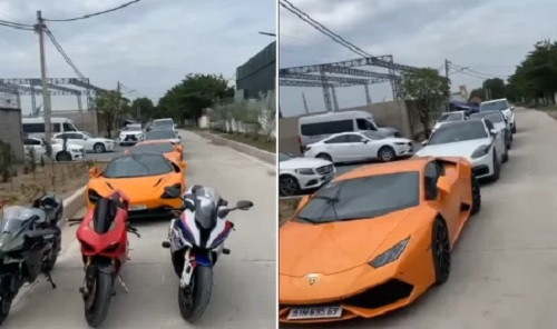 Ngoài xế mới rinh về, vị đại gia này còn sở hữu dàn siêu xe gồm McLaren 720S, Mercedes-AMG G 63, Porsche 718 Cayman và Lamborghini Huracan, giá trị ước tính cả trăm tỷ đồng. Ảnh: Vietnamnet