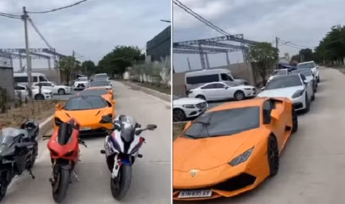 Ngoài xế mới rinh về, vị đại gia này còn sở hữu dàn siêu xe gồm McLaren 720S, Mercedes-AMG G 63, Porsche 718 Cayman và Lamborghini Huracan, giá trị ước tính cả trăm tỷ đồng. Ảnh: Vietnamnet