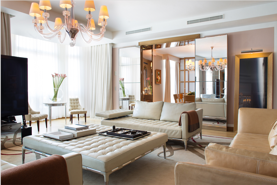 3 phòng suite tổng thống tại đây có giá khoảng 29.000 USD/đêm. Căn phòng xa hoa với 3 phòng ngủ, phòng khách và phòng ăn riêng tư, rộng rãi cùng nhiều dịch vụ. Ảnh: Elitetraveler