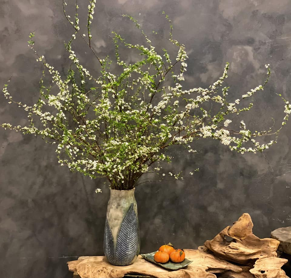 Tết năm nay, hoa tuyết mai nổi lên như một ngôi sao sáng trong dòng hoa nhập khẩu và được rất nhiều chị em lựa chọn mua.