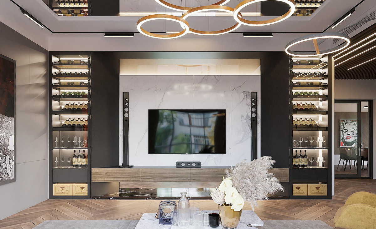 Không gian sang trọng với nội thất được đầu tư lớn.