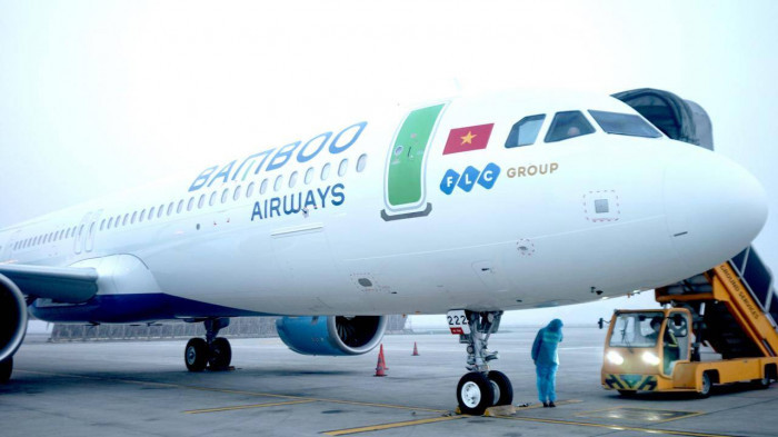 Ngoài ra, Bamboo Airways còn sở hữu các máy bay của Airbus gồm A320, A321. Đầu năm nay, đội bay của Bamboo Airways nhận thêm A321neo ACF. Ảnh: Báo giao thông