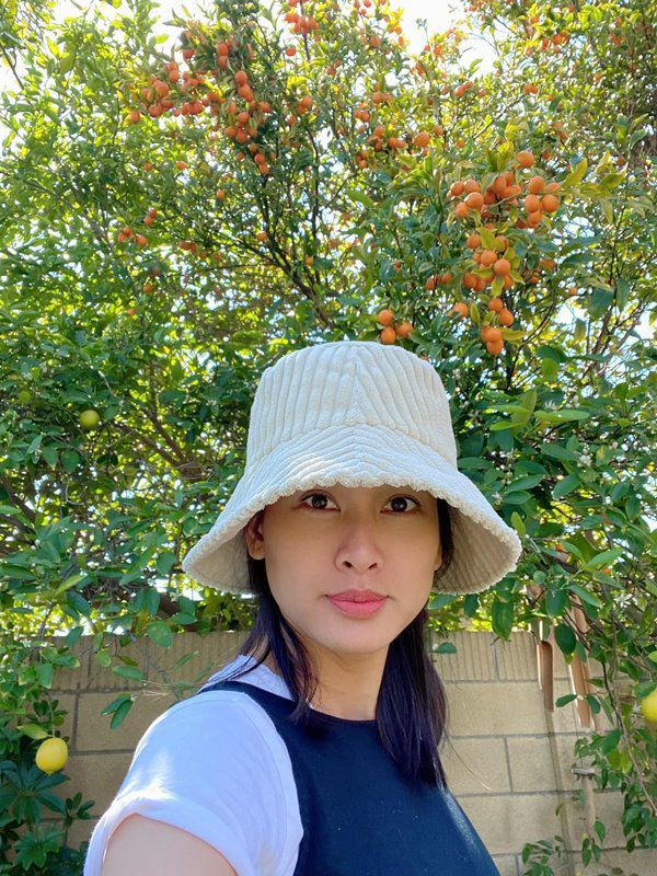 Cây quýt bên góc vườn cũng sai quả không kém.