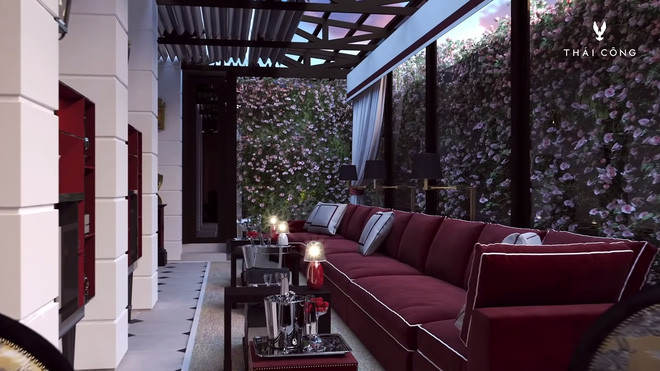 Cư dân mạng cũng không khỏi xuýt xoa trước nội thất xa hoa trong căn hộ. Nguồn ảnh: Thái Công TV