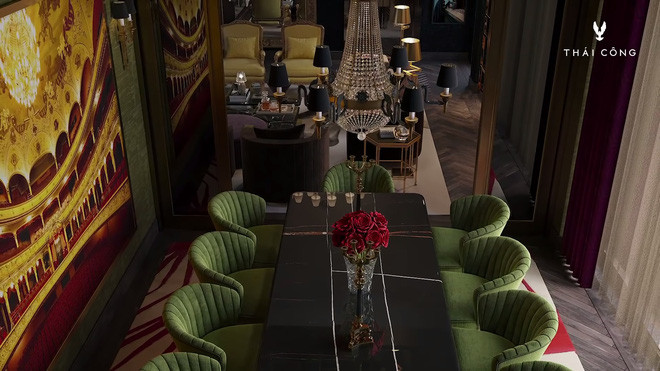 Decor sách, cách cắm hoa cũng không thay đổi.