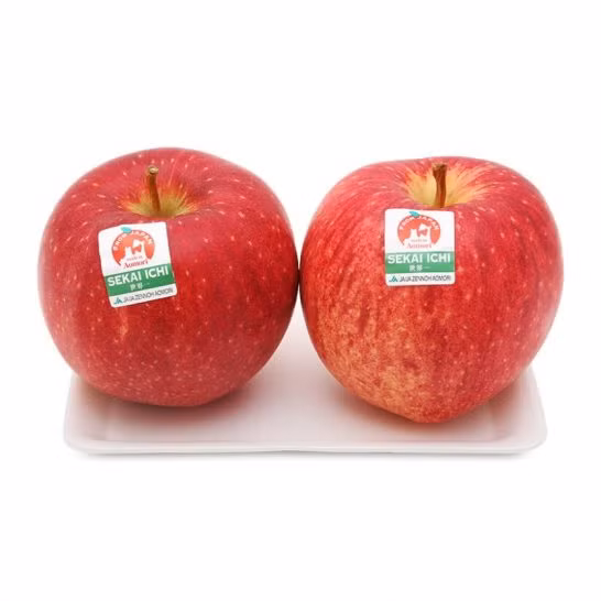 Táo Sekai-ichi của Nhật nặng trung bình 500g/trái, đặc biệt có quả lên tới 800g. Chu vi trung bình từ 12-18cm. Ảnh: vinfruits