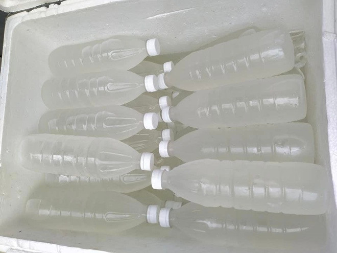 Theo chị Lan, một quả dừa xiêm nhỏ đã có giá 15.000 - 20.000 đồng. Trong khi khi để có được 1 lít nước dừa nguyên chất cần ít nhất 2-3 quả dừa.