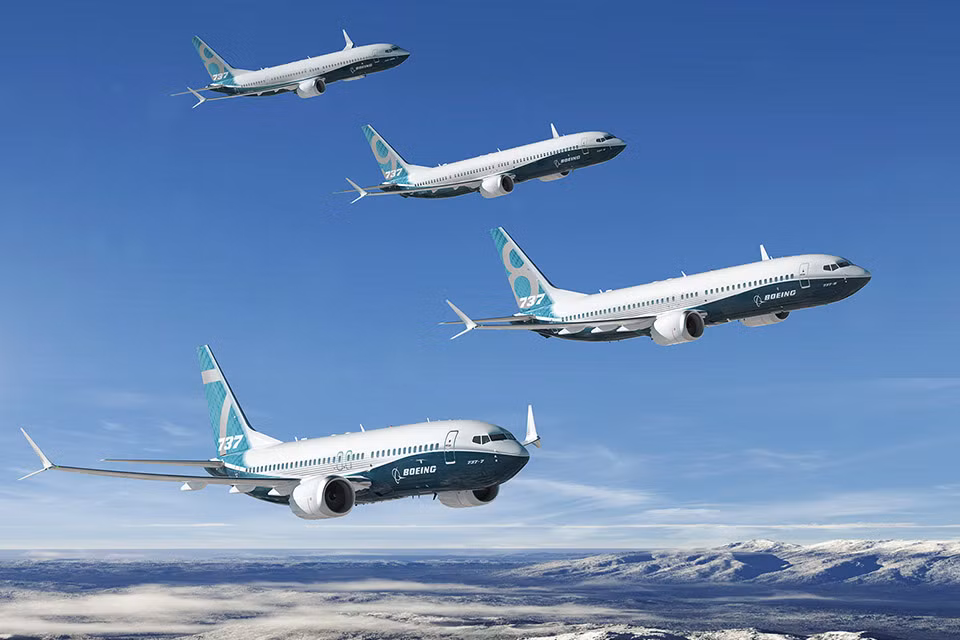 Boeing 737 Max cũng là dòng máy bay quan trọng nhất và đắt khách nhất của hãng sản xuất Boeing. Ảnh: Boeing