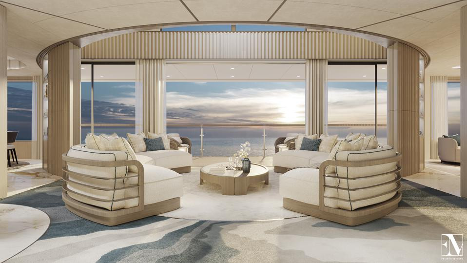 Không chỉ thế, Njord cũng là du thuyền tư nhân duy nhất trên thế giới có 14 căn hộ song lập và 2 căn hộ 3 tầng có thang máy riêng.