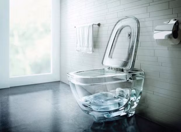 Thiết kế trong suốt chỉ tốt khi bên trong nó chứa nước sạch.