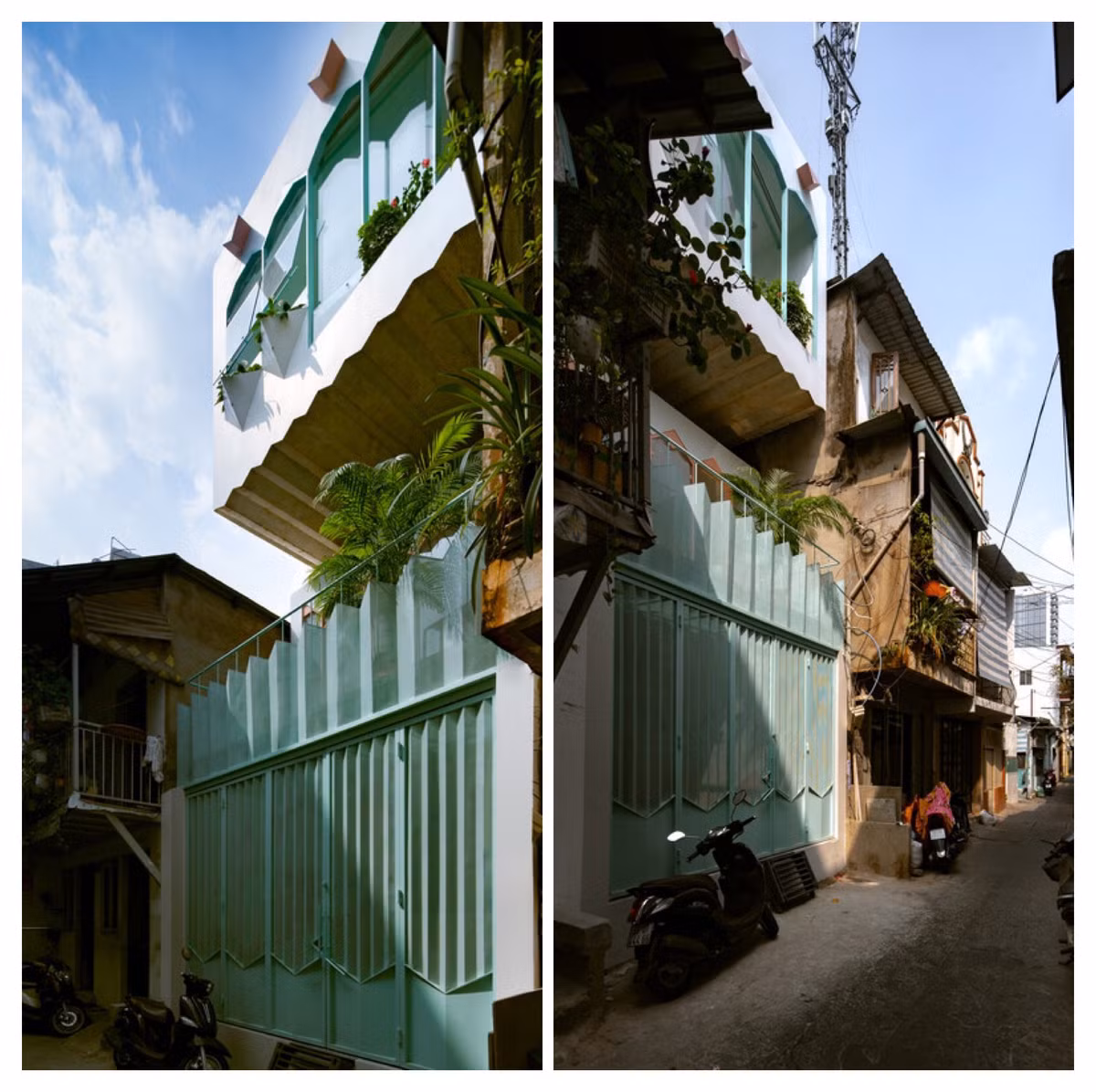 Sau trong hem nho, nha Sai Gon van “bung sang” tren bao ngoai