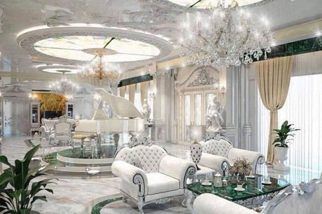 Căn biệt thự được xây dựng trên khu đất rộng 3200m2, tổng chi phí xây dựng lên tới 120 tỷ đồng. Ảnh: Facebook