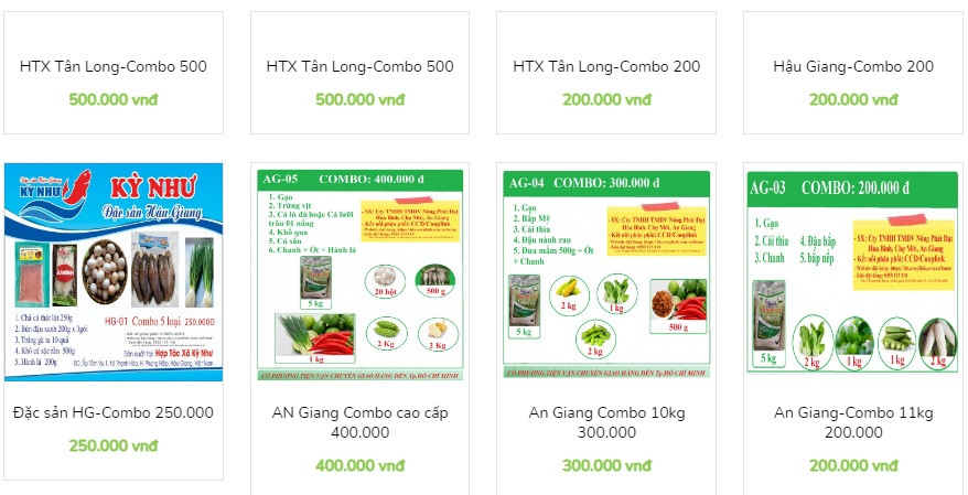 Combo nong san 10kg gia tu 100.000 dong: Noi nao ban, dat mua sao?