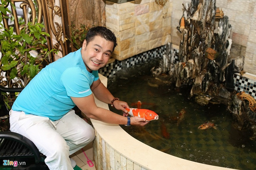 Nam tài tử cho biết đó là thú vui tao nhã của anh mỗi khi rảnh rỗi. Ảnh: Zing