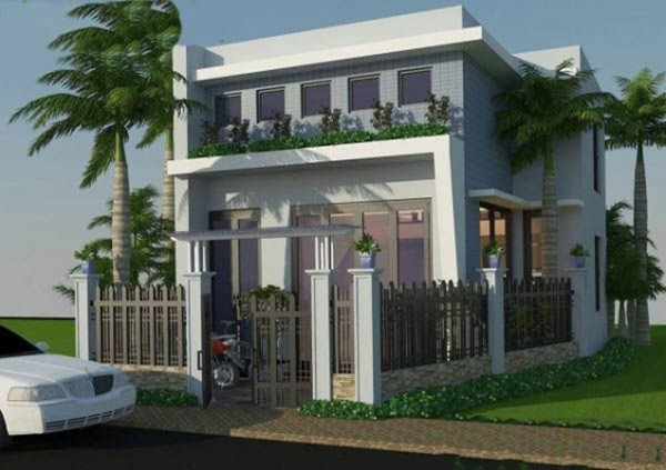 Thiết kế nhà mái bằng cần có độ dốc thấp, chịu được sức ép của gió bão, khả năng chống cháy cao và kết cấu chắc chắn. Ảnh: Internet