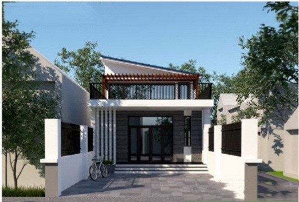 Nhà cấp 4 có sân thượng là một trong những xu hướng kiến trúc đẹp được nhiều người ưa chuộng. Ảnh: Internet