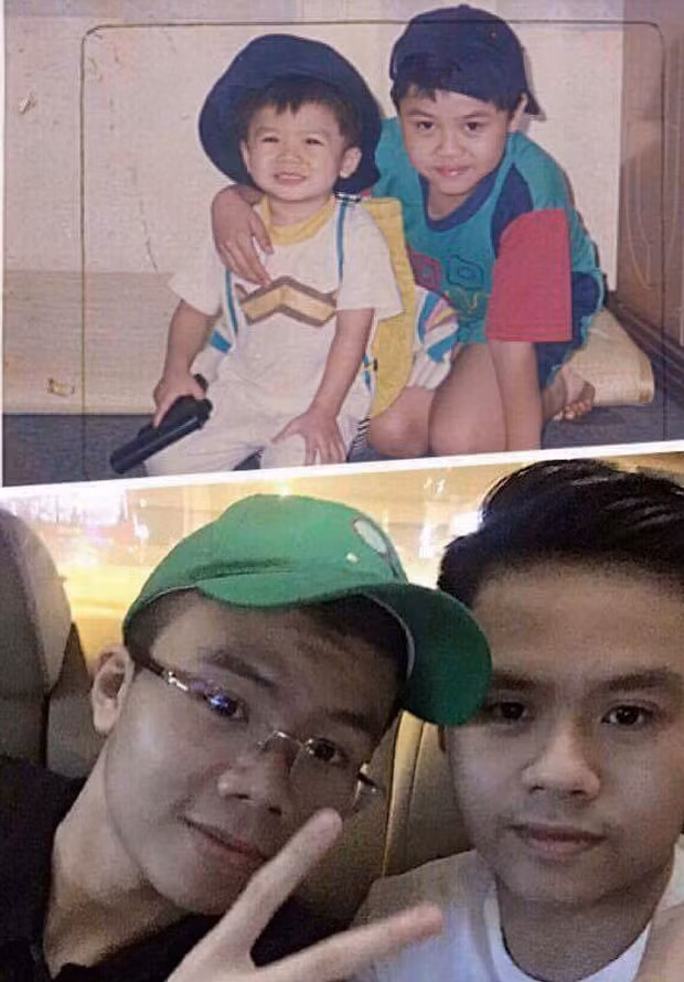 Hai anh em thiếu gia Phan Thành - Phan Hoàng luôn thân thiết từ khi còn nhỏ xíu. Đường nét trên gương mặt của cả 2 gần như y nguyên. Ảnh: TTT