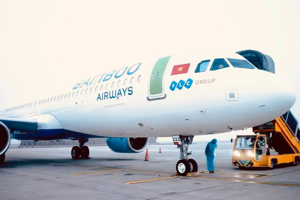 Máy bay Airbus A321 Neo ACF mới của Bamboo Airways là dòng máy bay an toàn và nhiều tính năng hiện đại bậc nhất của Airbus. Ảnh: Facebook.