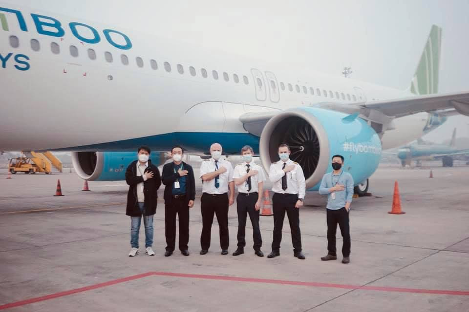 Để phù hợp với đặc tính của người Việt, Bamboo Airways có một số điều chỉnh thiết kế khoang khách của Airbus A321NEO ACF giảm cấu hình xuống 223 ghế thay vì 244 ghế nguyên bản, bao gồm hai hạng ghế thương gia và phổ thông. Ảnh: Facebook