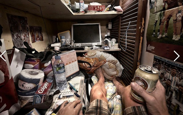 Không gian ăn uống, nghỉ ngơi là một. Ảnh: Nationalgeographic