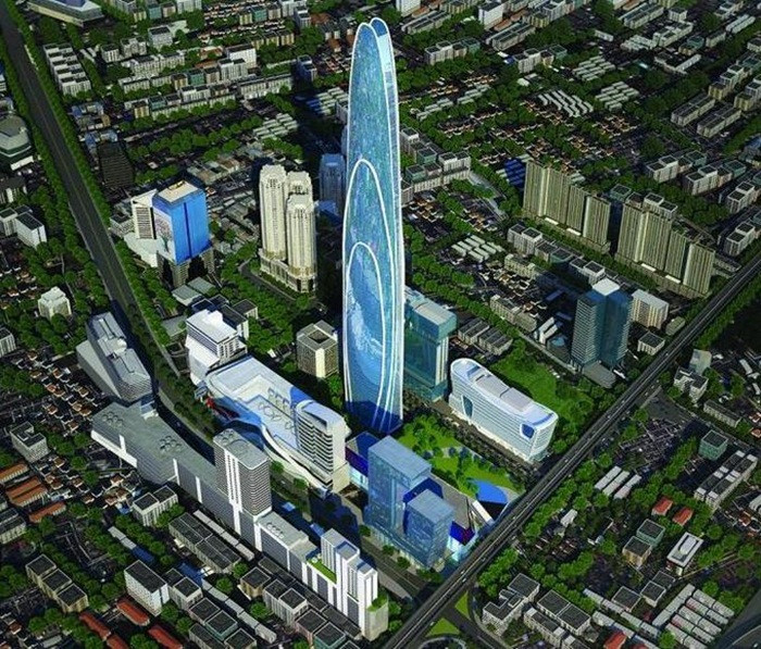 Các tầng dưới của tòa tháp sẽ là không gian văn phòng 24 giờ đầu tiên của Thái Lan, với diện tích hơn 90.000 m2. Các tầng trên sẽ là khách sạn 6 sao, có đài quan sát dành cho khách tham quan và du lịch ngay trên đỉnh tòa nhà. Ảnh: Skyscrapercenter