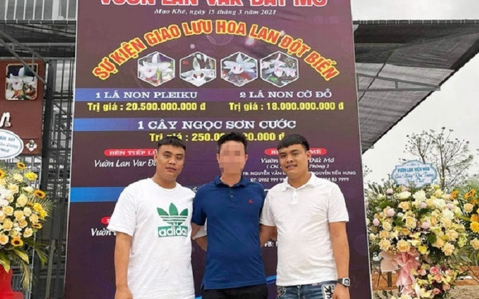 Lãnh đạo Công an thị xã Đông Triều (Quảng Ninh) cho biết, hai anh em Giang và Thanh gây dựng vườn lan có tiếng tại phường Kim Sơn, thị xã Đông Triều. Ảnh: VTCNews.