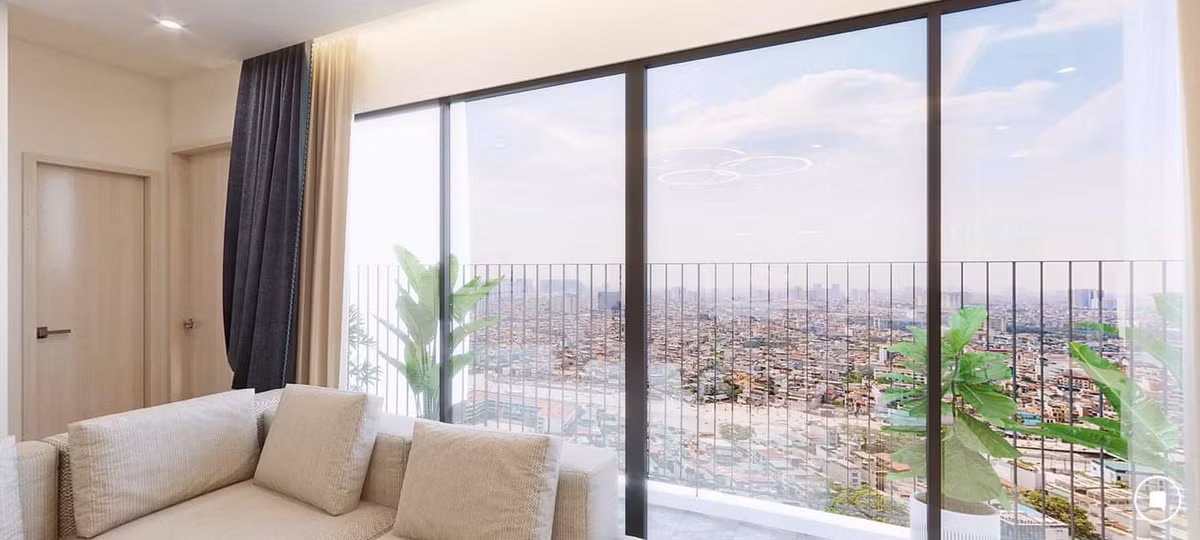 Đầu năm 2019, Mạnh Trường chia sẻ hình ảnh không gian bên trong căn hộ cao cấp mới tậu làm quà tặng vợ nhân ngày Valentine. Ảnh: Facebook