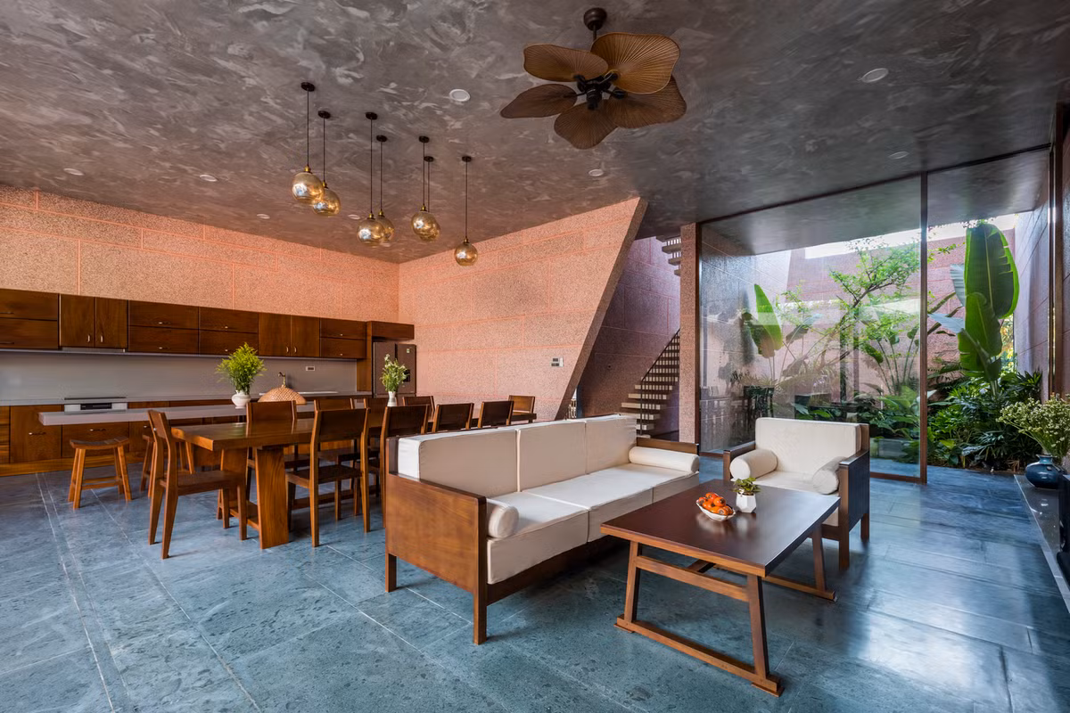 Kiến trúc sư tính toán mặt bằng theo mục đích sử dụng và từng hoạt động diễn ra để đảm bảo sự tiện nghi cho ngôi nhà.