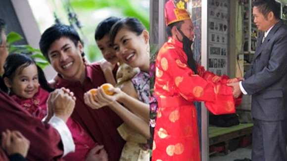 Mới chỉ xuất hiện vài năm gần đây, nghề thuê người hợp tuổi, hợp mệnh xông đất đầu năm khá đắt khách. Nhiều doanh nghiệp lớn sẵn sàng bỏ ra cả triệu đồng để thuê người hợp tuổi xông đất, chúc Tết, lì xì cho gia chủ. Ảnh: Vietnamnet.