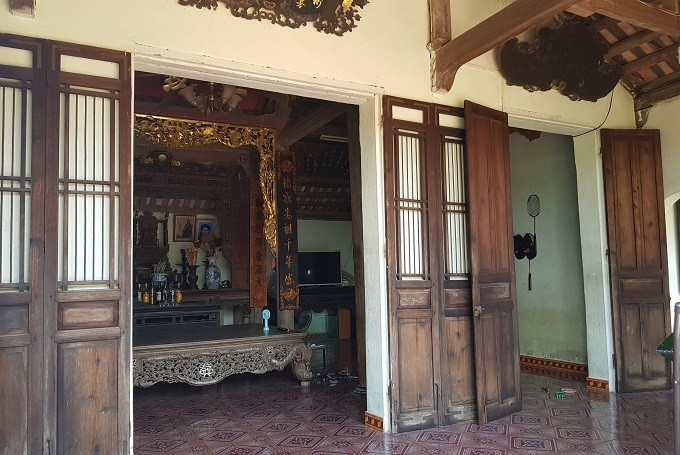 Nhà thiết kế theo lối 3 gian, 2 chái đặc trưng của những ngôi nhà miền Bắc thời xưa. Ảnh: Vietnamnet