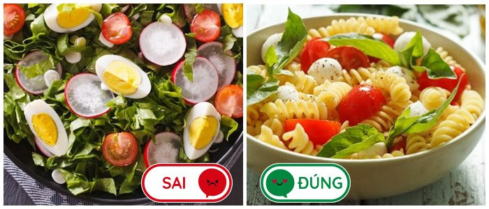 Một cuộc khảo sát do Tạp chí Food Network thực hiện cho thấy, 15% số người được hỏi thừa nhận rằng thành phần thực tế của các món chay trong nhà hàng có thể không hoàn toàn trùng khớp với những món được liệt kê trong thực đơn.