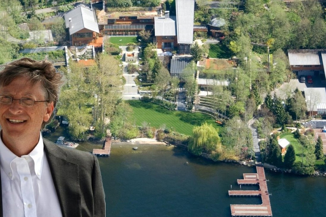 Vợ chông tỷ phú Bill Gates có nhiều bất động sản, bao gồm một dinh thự rộng 6.100 m2 ở Washington.