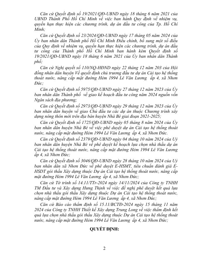 TP HCM: Gói xây lắp gần 4 tỷ tại Nhơn Đức về tay Nam Đại Phát - Hình 2 TP HCM: Goi xay lap gan 4 ty tai Nhon Duc ve tay Nam Dai Phat-Hinh-2