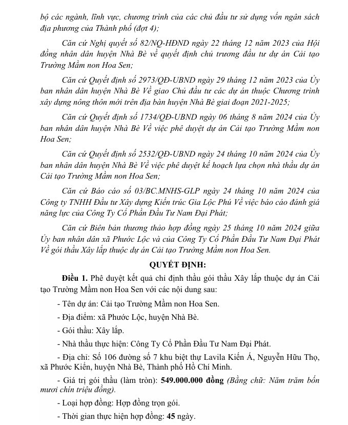 TP HCM: Gói xây lắp gần 4 tỷ tại Nhơn Đức về tay Nam Đại Phát - Hình 5 TP HCM: Goi xay lap gan 4 ty tai Nhon Duc ve tay Nam Dai Phat-Hinh-5