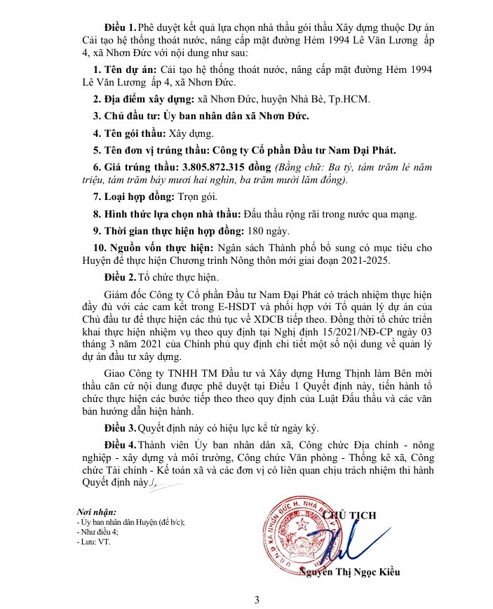 TP HCM: Gói xây lắp gần 4 tỷ tại Nhơn Đức về tay Nam Đại Phát - Hình 3 TP HCM: Goi xay lap gan 4 ty tai Nhon Duc ve tay Nam Dai Phat-Hinh-3