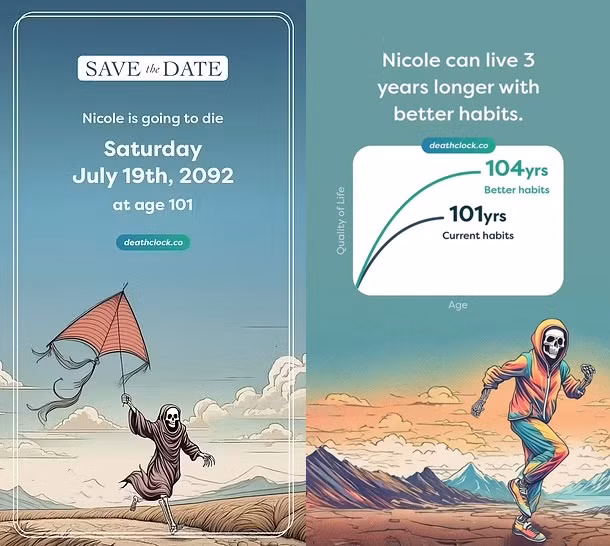 Để có được kết quả chính xác, người dùng cần trả lời mọi câu hỏi một cách trung thực nhất có thể sau đó chờ đợi kết quả. Kết quả được thể hiện dưới hình ảnh một lá có hình thần chết để tuyên bố thời gian còn lại của người dùng.