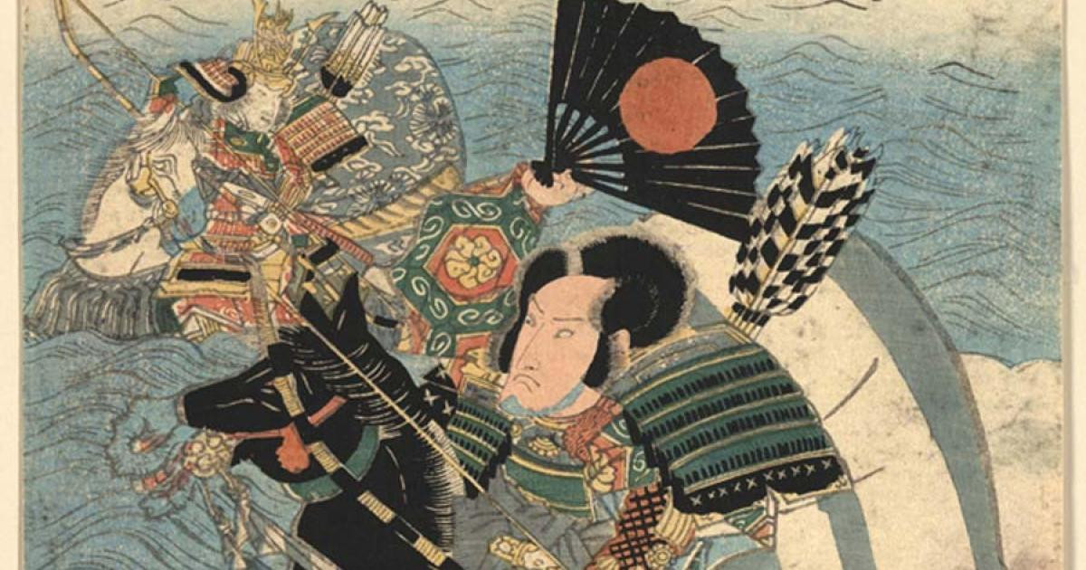 Ngoài ra, samurai còn sử dụng Tessen để ra hiệu lệnh. Khi đó, người chỉ huy sẽ nâng lên hoặc hạ chiếc quạt xuống theo những cách khác nhau để ra lệnh cho binh sĩ. Ảnh: Ancient-origins.