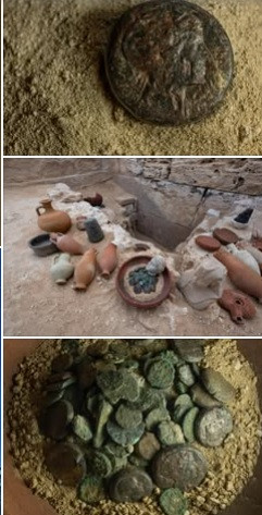 Ngoài bức tượng bán thân, các nhà khảo cổ còn tìm thấy 337 đồng tiền cổ. Trong số này có nhiều đồng tiền in hình Nữ hoàng Cleopatra VII. Đèn dầu, nhẫn bằng đồng, bùa hộ mệnh... cũng được phát hiện tại địa điểm khảo cổ Taposiris Magna.