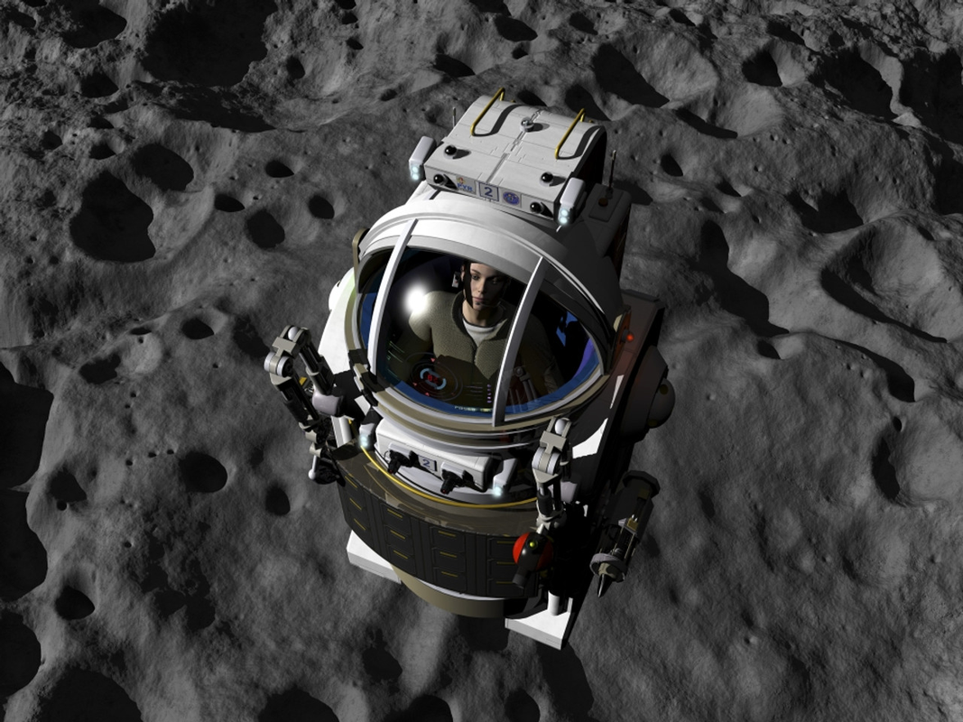 Lực tác dụng của lò xo đã được biết đến vì nó được chế tạo theo số thông số kỹ thuật nhất định. Gia tốc của phi hành gia khi bị lò xo đẩy lùi được đo bằng một dụng cụ quang học theo dõi chuyển động của cánh tay dẫn hướng và tốc độ di chuyển của nó. Ảnh: Posterazzi.