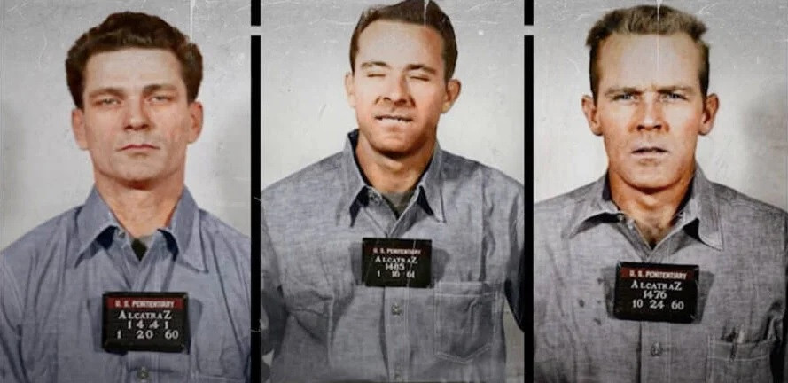 Đến nay, Morris (trái ảnh), Clarence Anglin (giữa ảnh) và John Anglin (phải ảnh) được ghi nhận là 3 người duy nhất từng trốn thoát thành công khỏi nhà tù Alcatraz.
