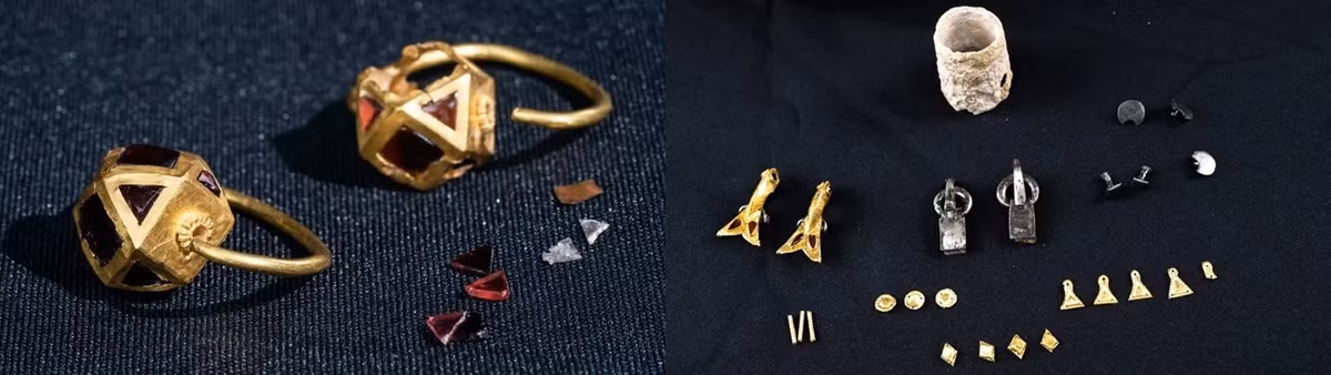 "Nhiều khả năng, những phụ nữ giàu có đã được chôn cất trong những ngôi mộ cùng những hiện vật quý giá", Artur Nabokov, nhà khảo cổ học tại Viện Khảo cổ học Crimea thuộc Viện Hàn lâm Khoa học Nga, cho biết. Đồng thời, ông cho hay đôi hoa tai có thể được nhập khẩu trong khi những chiếc trâm cài được sản xuất tại Crimea.